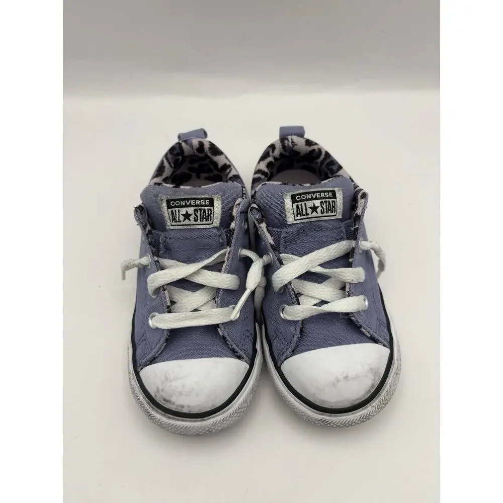 Converse All Star Toddler Purple Sneakers Size 8